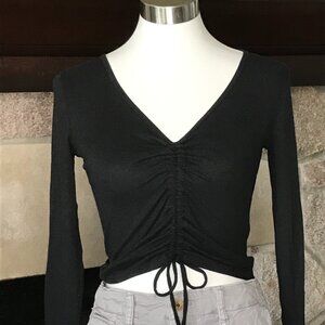 'Hollister California' Black Long Sleeved Tee - Size Small